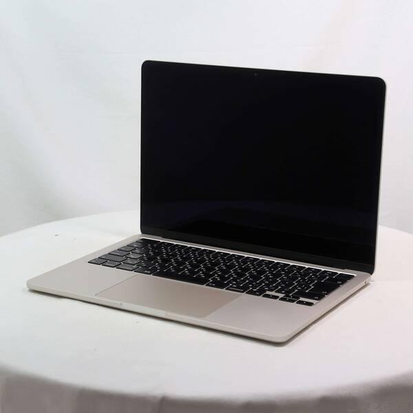 〔中古〕Apple(アップル) MacBook Air 13.6-inch Mid-2022 MLY13J／A Apple M2 8コアCPU_8コアGPU 8GB SSD256GB スターライト 〔26.3 Tahoe〕〔352-ud〕 | 