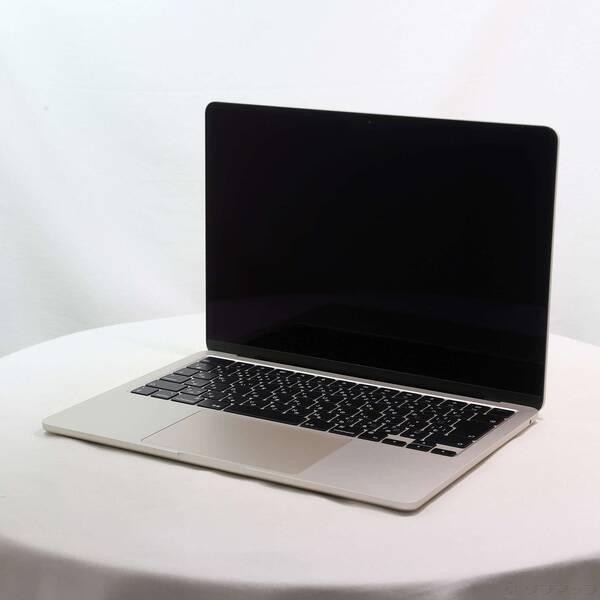 〔中古〕Apple(アップル) MacBook Air 13.6-inch Mid-2022 MLY13J／A Apple M2 8コアCPU_8コアGPU 24GB SSD512GB スターライト 〔26.3 Tahoe〕〔305-ud〕 | 