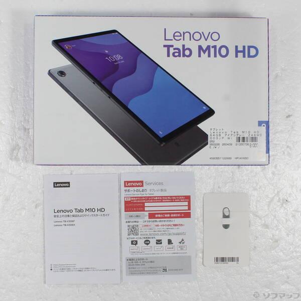 〔中古〕Lenovo(レノボジャパン) Lenovo Tab M10 HD 64GB アイアングレー ZA6W0003JP Wi-Fi〔344-ud〕 |  | 04
