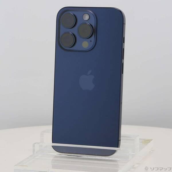 〔中古〕Apple(アップル) iPhone15 Pro 128GB ブルーチタニウム MTUA3J／A SIMフリー〔258-ud〕 | 