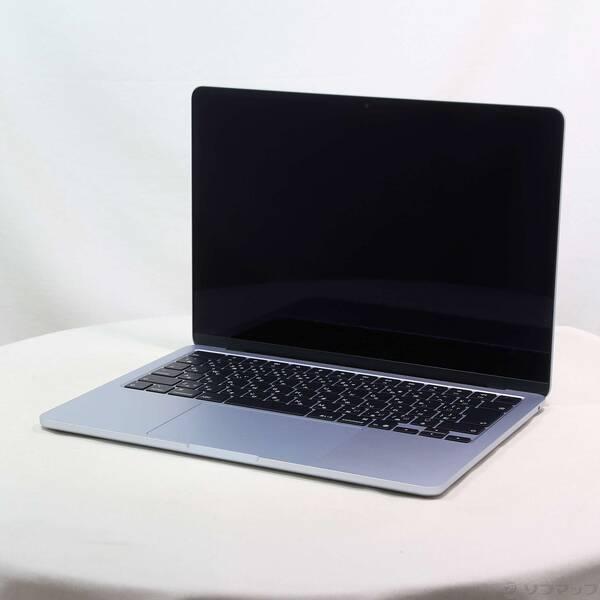 〔中古〕〔展示品〕 MacBook Air 13.6-inch Early-2025 MC6T4J／A Apple M4 10コアCPU_8コアGPU 16GB SSD256GB スカイブルー 〔26.3 Tahoe〕〔377-ud〕 | 