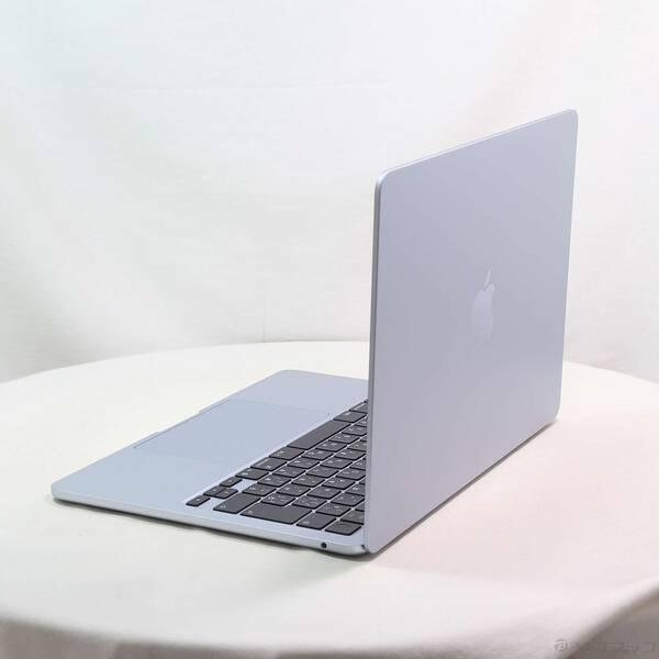 〔中古〕〔展示品〕 MacBook Air 13.6-inch Early-2025 MC6T4J／A Apple M4 10コアCPU_8コアGPU 16GB SSD256GB スカイブルー 〔26.3 Tahoe〕〔377-ud〕 |  | 01