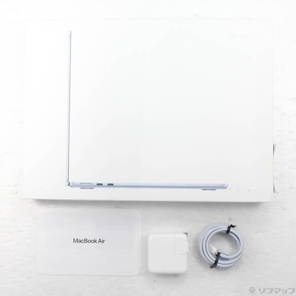 〔中古〕〔展示品〕 MacBook Air 13.6-inch Early-2025 MC6T4J／A Apple M4 10コアCPU_8コアGPU 16GB SSD256GB スカイブルー 〔26.3 Tahoe〕〔377-ud〕 |  | 04