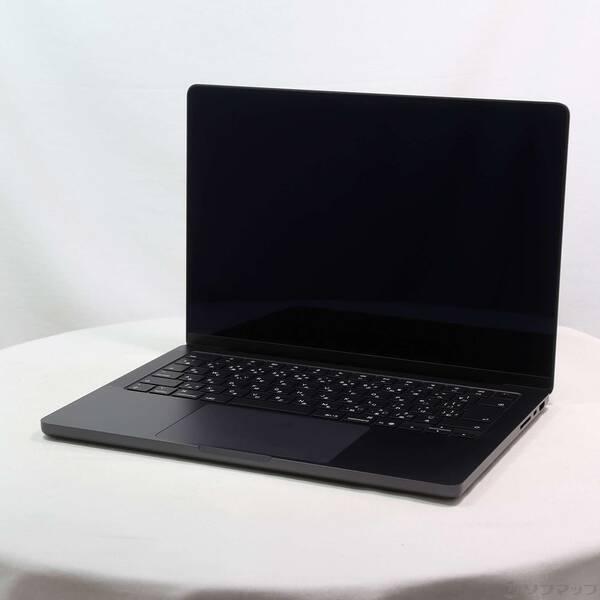 〔中古〕〔展示品〕 MacBook Pro 14.2-inch Late-2025 MDE04J／A Apple M5 10コアCPU_10コアGPU 16GB SSD512GB スペースブラック 〔26.3 Tahoe〕〔258-ud〕 | 