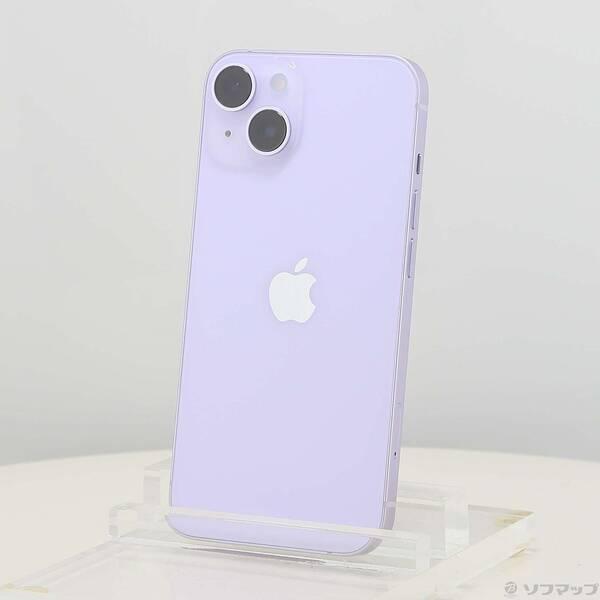 〔中古〕Apple(アップル) 〔展示品〕 iPhone14 512GB パープル MPX83J／A SIMフリー〔377-ud〕 | 