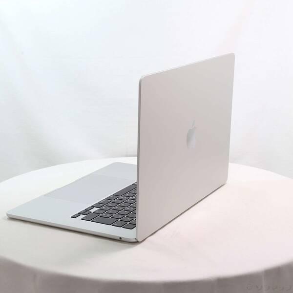 〔中古〕Apple(アップル) MacBook Air 15.3-inch Early-2024 MRYP3J／A Apple M3 8コアCPU_10コアGPU 8GB SSD256GB シルバー 〔26.3 Tahoe〕〔368-ud〕 |  | 01