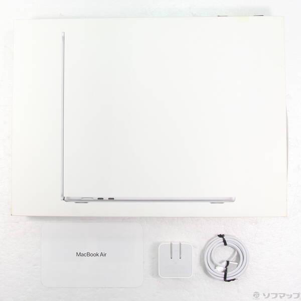 〔中古〕Apple(アップル) MacBook Air 15.3-inch Early-2024 MRYP3J／A Apple M3 8コアCPU_10コアGPU 8GB SSD256GB シルバー 〔26.3 Tahoe〕〔368-ud〕 |  | 04