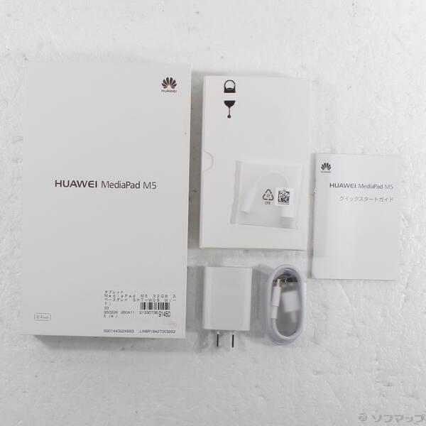 〔中古〕HUAWEI(ファーウェイ) MediaPad M5 32GB スペースグレイ SHT-W09 Wi-Fi〔198-ud〕 |  | 04