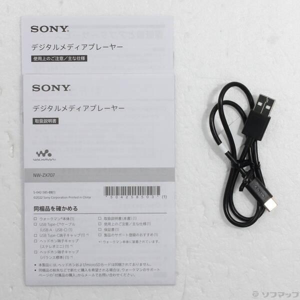 〔中古〕SONY(ソニー) WALKMAN ZX707 メモリ64GB+microSD ブラック NW-ZX707〔198-ud〕 |  | 04