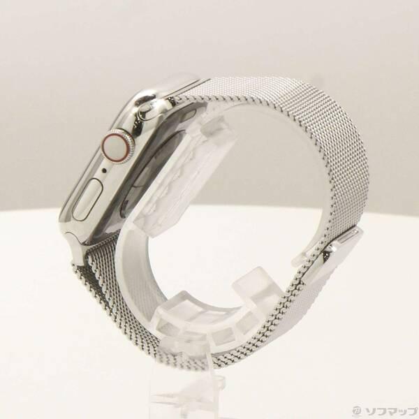 〔中古〕Apple(アップル) Apple Watch Series 7 GPS + Cellular 41mm シルバーステンレススチールケース シルバーミラネーゼループ〔344-ud〕 |  | 01