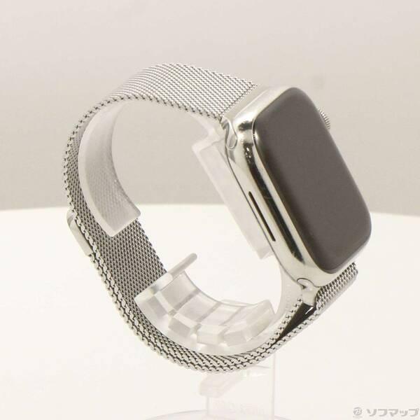 〔中古〕Apple(アップル) Apple Watch Series 7 GPS + Cellular 41mm シルバーステンレススチールケース シルバーミラネーゼループ〔344-ud〕 |  | 03
