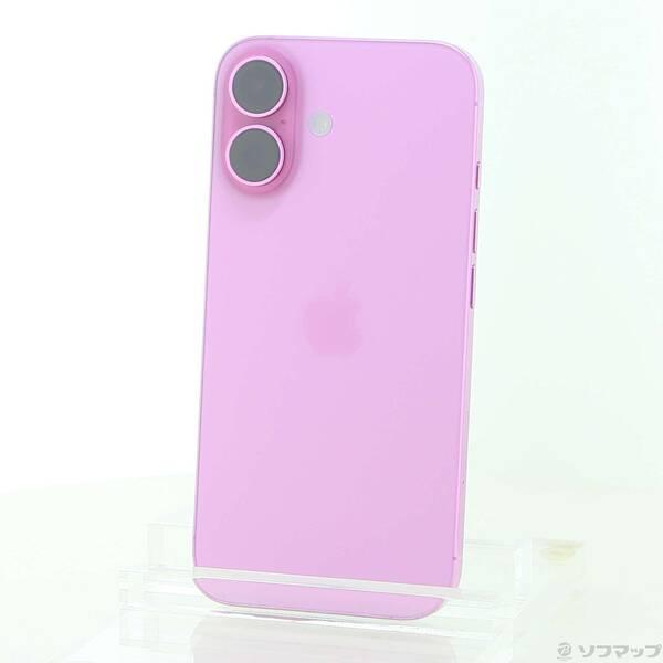 〔中古〕Apple(アップル) iPhone16 256GB ピンク MYDY3J／A SIMフリー〔349-ud〕 | 