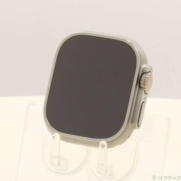 〔中古〕Apple(アップル) Apple Watch Ultra 2 GPS + Cellular 49mm チタニウムケース バンド無し〔262-ud〕 | 