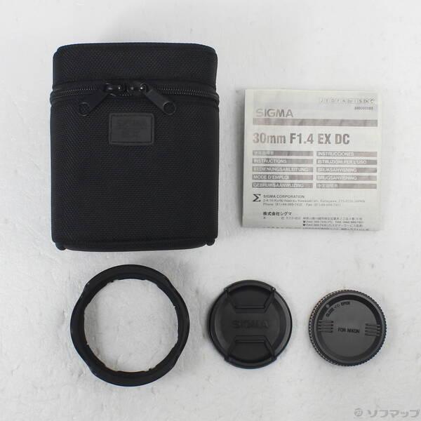 〔中古〕SIGMA(シグマ) SIGMA AF 30mm F1.4 EX DC HSM (Nikon用) (レンズ)〔262-ud〕 |  | 04