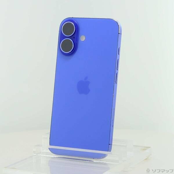 〔中古〕Apple(アップル) iPhone16 128GB ウルトラマリン MYDU3J／A SIMフリー〔198-ud〕 | 