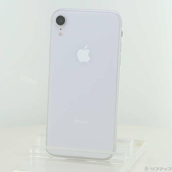 〔中古〕Apple(アップル) iPhoneXR 64GB ホワイト MT032J／A SIMフリー〔348-ud〕 | 
