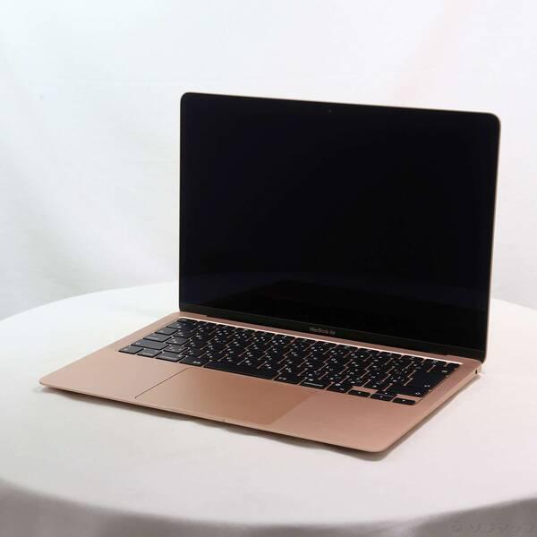 〔中古〕Apple(アップル) MacBook Air 13.3-inch Late-2020 MGND3J／A Apple M1 8コアCPU_7コアGPU 8GB SSD256GB ゴールド 〔26.3 Tahoe〕〔198-ud〕 | 