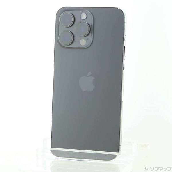 〔中古〕Apple(アップル) iPhone15 Pro Max 256GB ブラックチタニウム MU6P3J／A SIMフリー〔348-ud〕 | 
