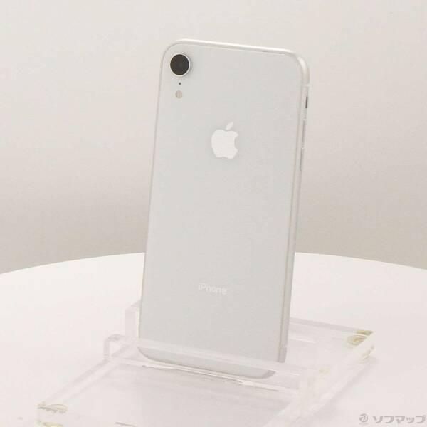 〔中古〕Apple(アップル) iPhoneXR 128GB ホワイト MT0J2J／A SIMフリー〔377-ud〕 | 