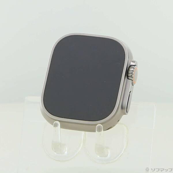〔中古〕Apple(アップル) Apple Watch Ultra GPS + Cellular 49mm チタニウムケース バンド無し〔198-ud〕 | 