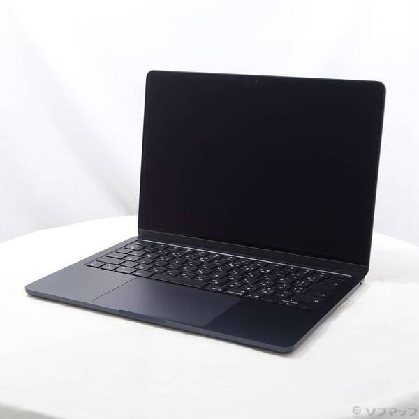 〔中古〕Apple(アップル) MacBook Air 13.6-inch Early-2025 MW123J／A Apple M4 10コアCPU_8コアGPU 16GB SSD256GB ミッドナイト 〔26.3 Tahoe〕〔344-ud〕 | 