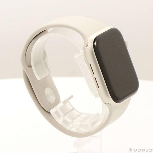 〔中古〕Apple(アップル) Apple Watch SE 第2世代 GPS 44mm スターライトアルミニウムケース スターライトスポーツバンド〔258-ud〕 |  | 03