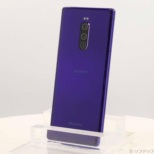 〔中古〕SONY(ソニー) Xperia 1 64GB パープル SO-03L docomoロック解除SIMフリー〔348-ud〕 | 