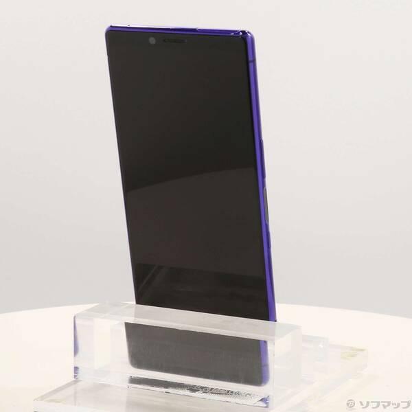 〔中古〕SONY(ソニー) Xperia 1 64GB パープル SO-03L docomoロック解除SIMフリー〔348-ud〕 |  | 02