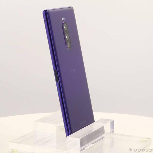 〔中古〕SONY(ソニー) Xperia 1 64GB パープル SO-03L docomoロック解除SIMフリー〔348-ud〕 |  | 03