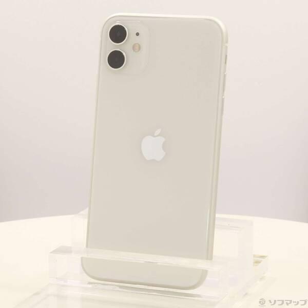 〔中古〕Apple(アップル) iPhone11 64GB ホワイト MWLU2J／A SIMフリー〔198-ud〕 | 