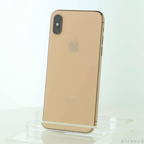 〔中古〕Apple(アップル) iPhoneXS 256GB ゴールド MTE22J／A SIMフリー〔348-ud〕 | 