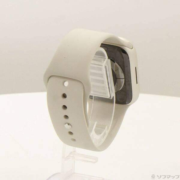 〔中古〕Apple(アップル) Apple Watch Series 7 GPS 45mm スターライトアルミニウムケース スターライトスポーツバンド〔198-ud〕 |  | 02