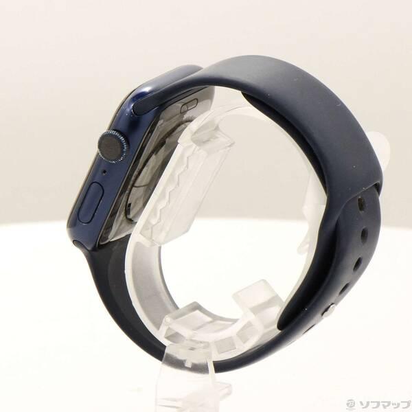〔中古〕Apple(アップル) Apple Watch Series 6 GPS 44mm ブルーアルミニウムケース ディープネイビースポーツバンド〔352-ud〕 |  | 01