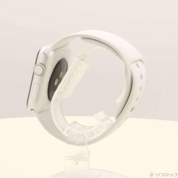〔中古〕Apple(アップル) Apple Watch Series 3 GPS 42mm シルバーアルミニウムケース ホワイトスポーツバンド〔247-ud〕 |  | 01