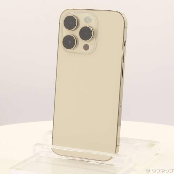 〔中古〕Apple(アップル) iPhone14 Pro 128GB ゴールド MQ073J／A SIMフリー〔258-ud〕 | 