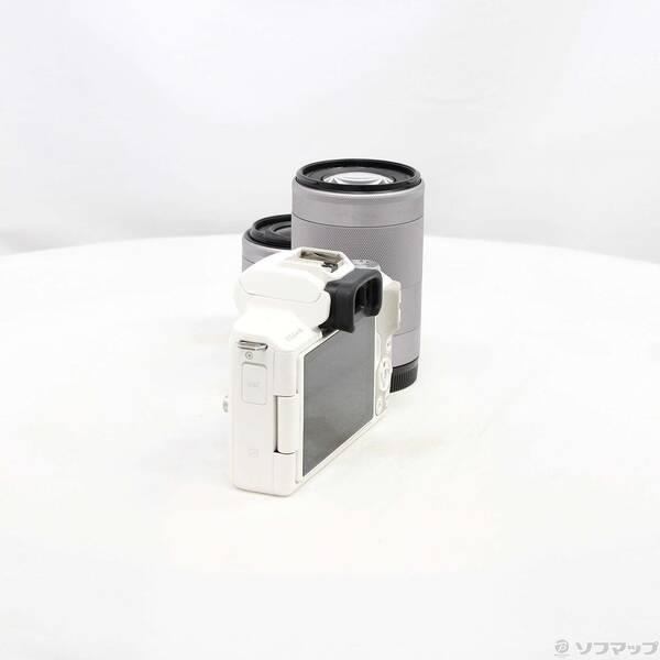 〔中古〕Canon(キヤノン) EOS Kiss M ホワイト ダブルズームキット〔198-ud〕 |  | 01
