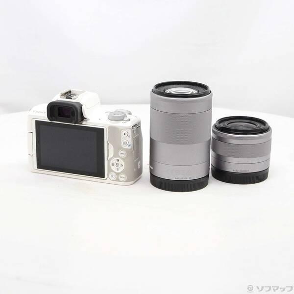 〔中古〕Canon(キヤノン) EOS Kiss M ホワイト ダブルズームキット〔198-ud〕 |  | 02