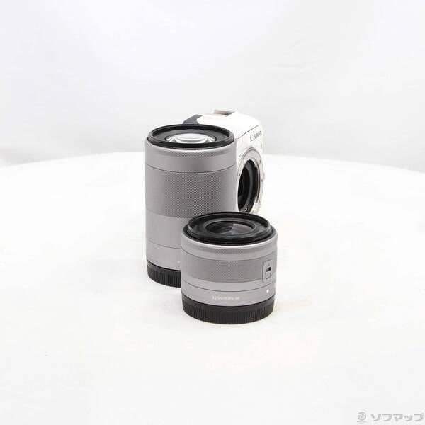 〔中古〕Canon(キヤノン) EOS Kiss M ホワイト ダブルズームキット〔198-ud〕 |  | 03