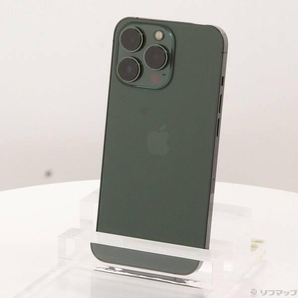 〔中古〕Apple(アップル) iPhone13 Pro 256GB アルパイングリーン MNDY3J／A SIMフリー〔198-ud〕 | 