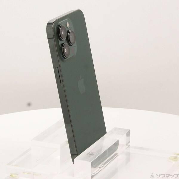 〔中古〕Apple(アップル) iPhone13 Pro 256GB アルパイングリーン MNDY3J／A SIMフリー〔198-ud〕 |  | 03