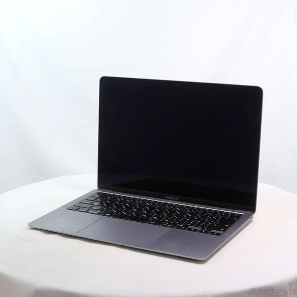 〔中古〕Apple(アップル) MacBook Air 13.3-inch Late-2020 MGN63J／A Apple M1 8コアCPU_7コアGPU 8GB SSD256GB スペースグレイ 〔26.3 Tahoe〕〔344-ud〕 | 