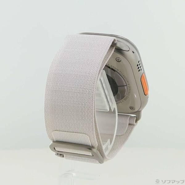〔中古〕Apple(アップル) Apple Watch Ultra GPS + Cellular 49mm チタニウムケース スターライトアルパインループ〔262-ud〕 |  | 02