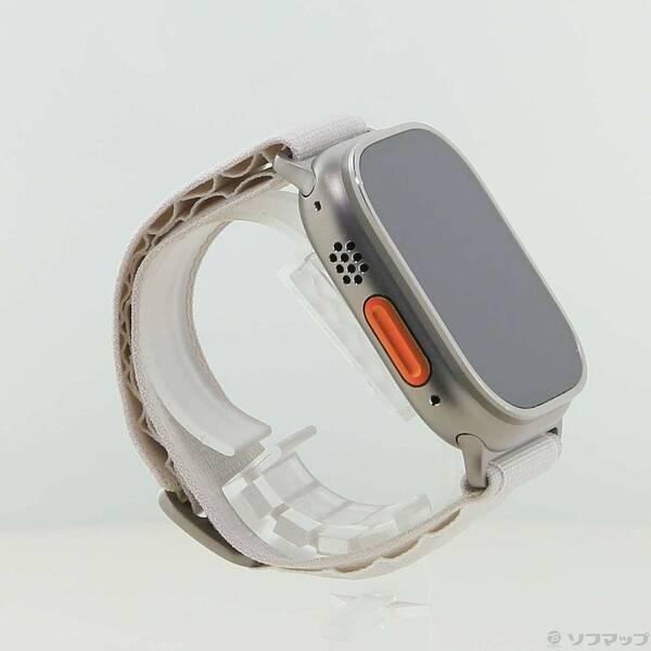 〔中古〕Apple(アップル) Apple Watch Ultra GPS + Cellular 49mm チタニウムケース スターライトアルパインループ〔262-ud〕 |  | 03
