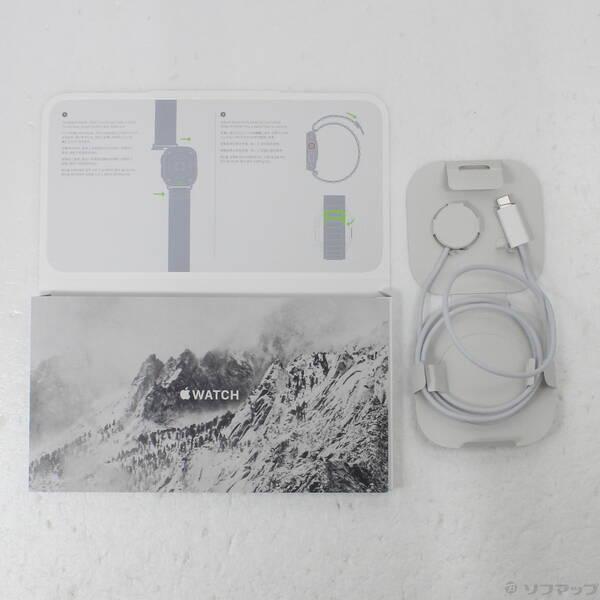 〔中古〕Apple(アップル) Apple Watch Ultra GPS + Cellular 49mm チタニウムケース スターライトアルパインループ〔262-ud〕 |  | 04