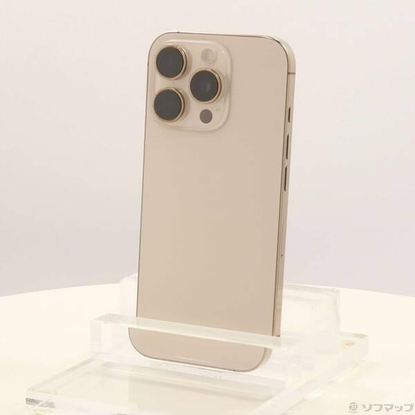 〔中古〕Apple(アップル) iPhone16 Pro 256GB デザートチタニウム MYN23J／A SIMフリー〔262-ud〕 | 