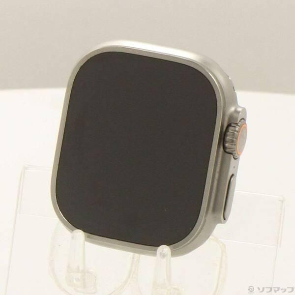 〔中古〕Apple(アップル) Apple Watch Ultra 3 GPS + Cellular 49mm ナチュラルチタニウムケース バンド無し〔377-ud〕 | 