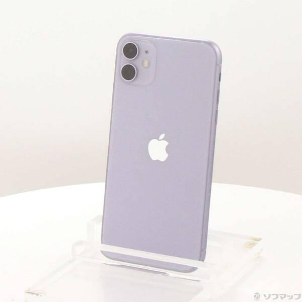 〔中古〕Apple(アップル) iPhone11 64GB パープル MWLX2J／A SoftBank〔262-ud〕 | 