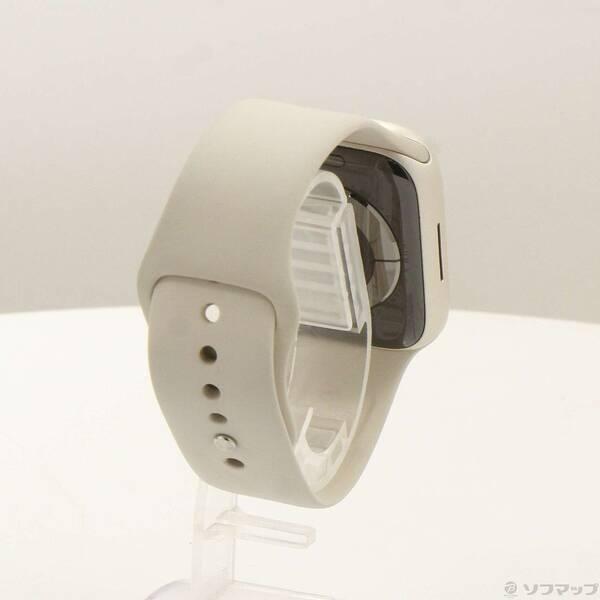 〔中古〕Apple(アップル) Apple Watch Series 7 GPS 45mm スターライトアルミニウムケース スターライトスポーツバンド〔377-ud〕 |  | 02