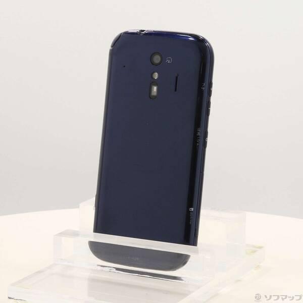 〔中古〕FUJITSU(富士通） らくらくスマートフォン 32GB ネイビー F-42A docomoロック解除SIMフリー〔344-ud〕 | 