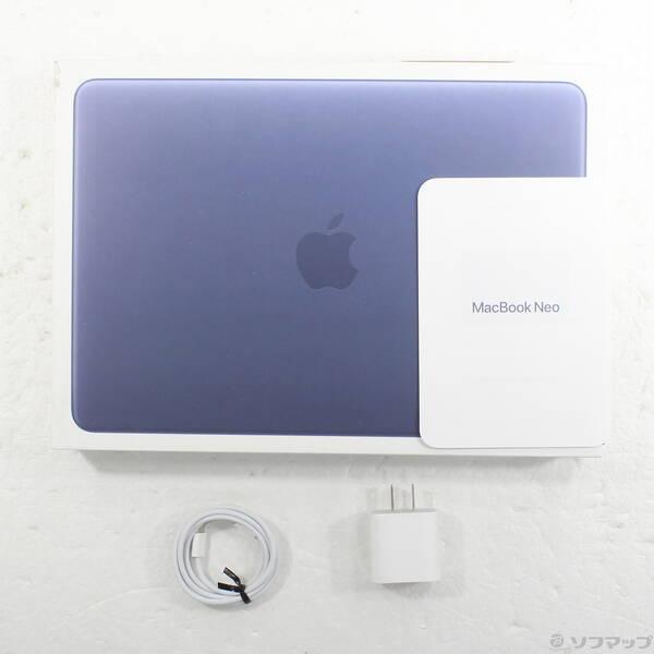 〔中古〕Apple(アップル) MacBook Neo 13-inch Early-2026 MHFF4J／A Apple A18 Pro 6コアCPU_5コアGPU 8GB SSD256GB インディゴ 〔26.3 Tahoe〕〔198-ud〕 |  | 04